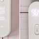 The display on the Withings Thermo (left) isn’t as bright or crisp as the iHealth thermometer’s (right).